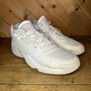 Men's Size 12 - ADIDAS D.O.N. Issue #4 Achieve It White Indoor‎ Basketball w/Box